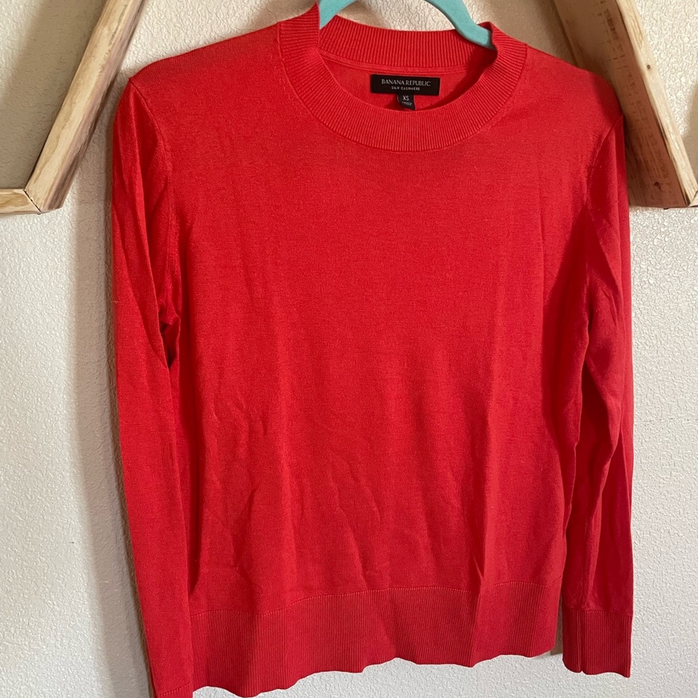 Banana Republic Silk Cashmere Pullover